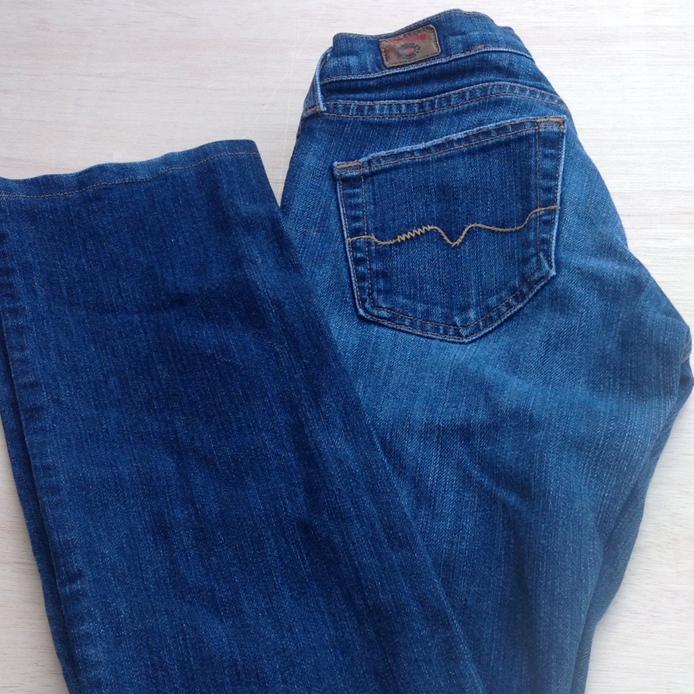 Red Engine Blue Denim Jeans 26